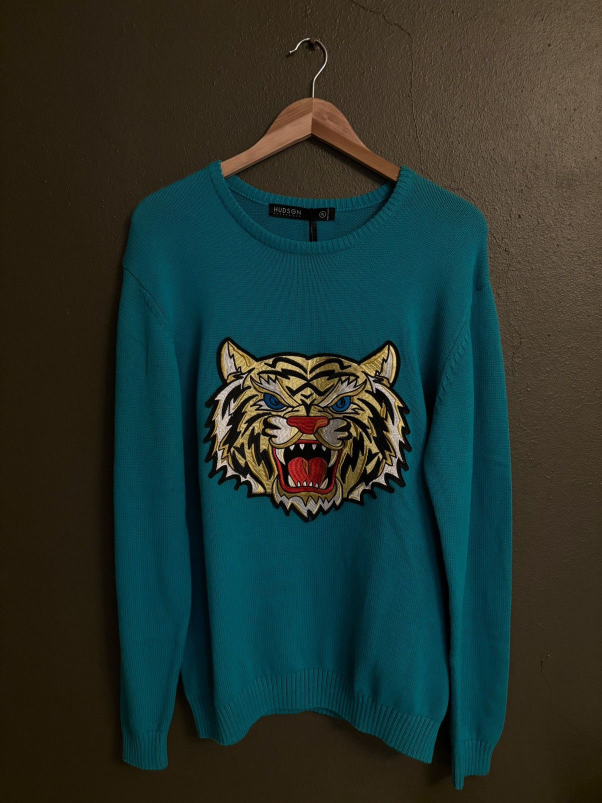Hudson Outerwear HUDSON OUTWEAR TIGER TEAL KNITTED LONG SLEEVE Size US XL / EU 56 / 4 - 1 Thumbnail