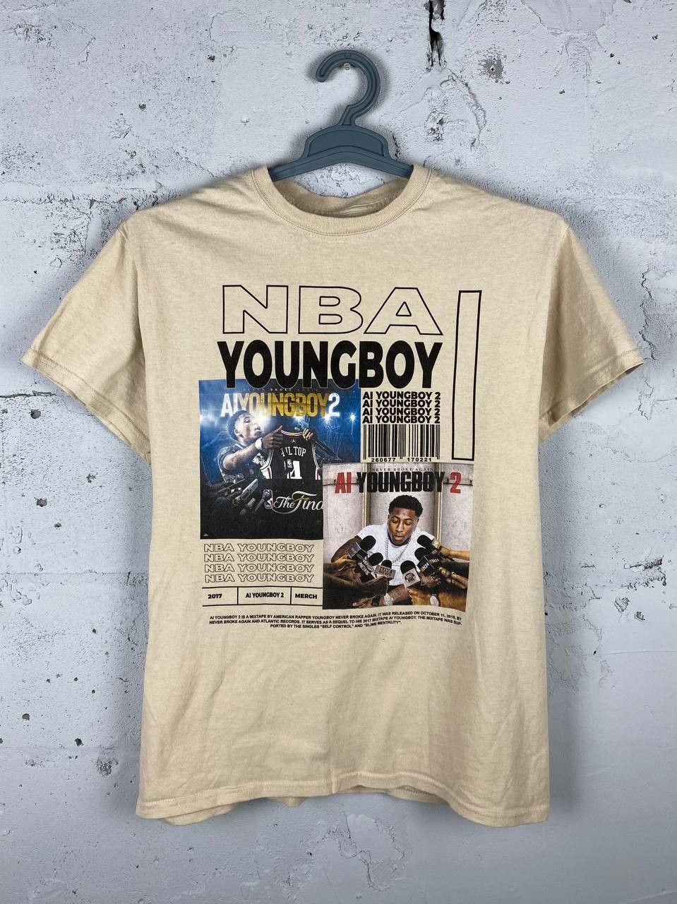 Rap Tees 2017 NBA Youngboy Tour Tee Streetwear Rap Size US M / EU 48-50 / 2 - 1 Thumbnail