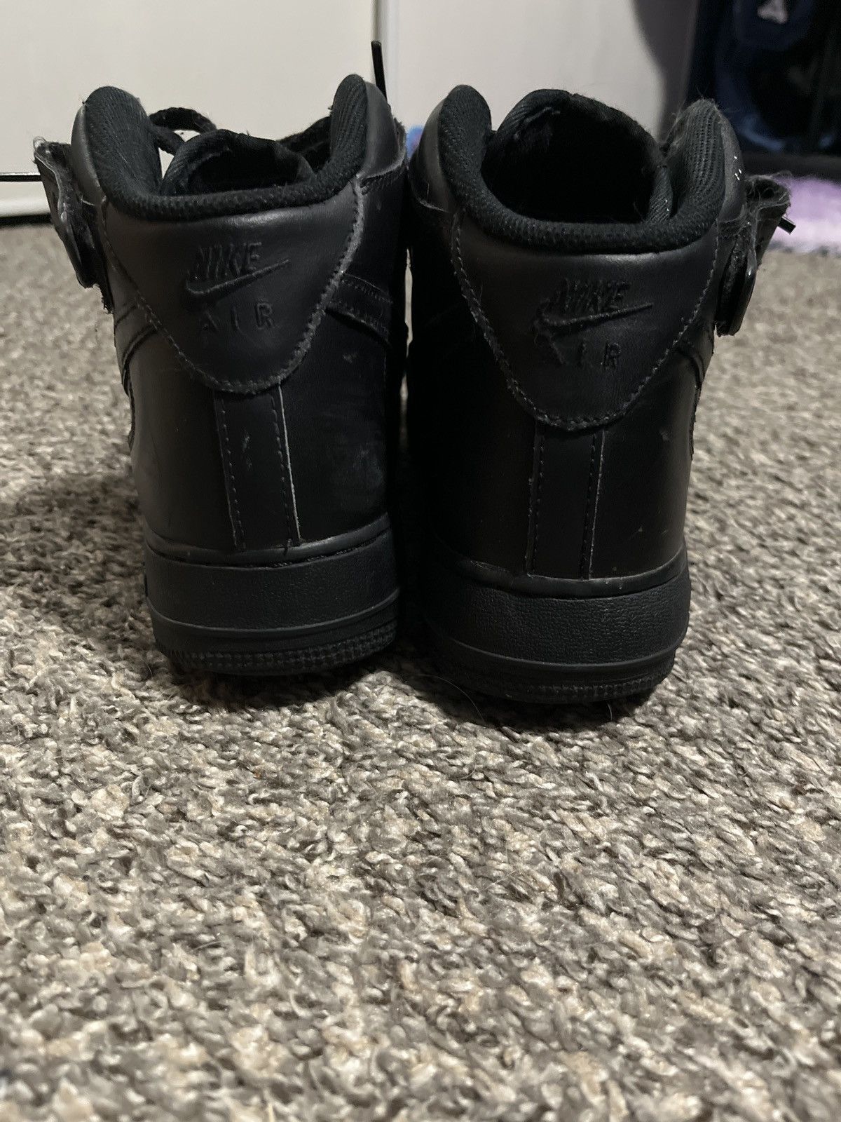 Nike Black Nike AF1 Size US 10 / EU 43 - 3 Thumbnail