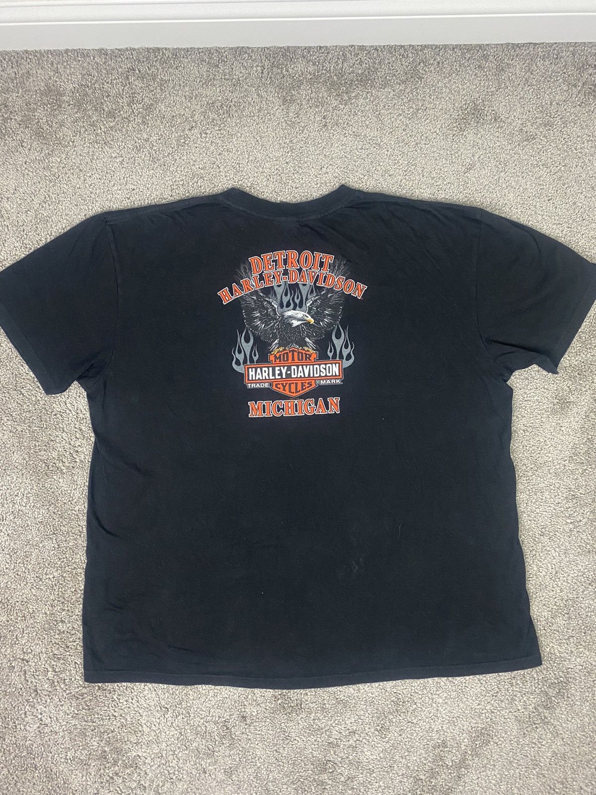 Harley Davidson × Vintage Y2k black harley davidson tshirt Size US XXL / EU 58 / 5 - 4 Thumbnail