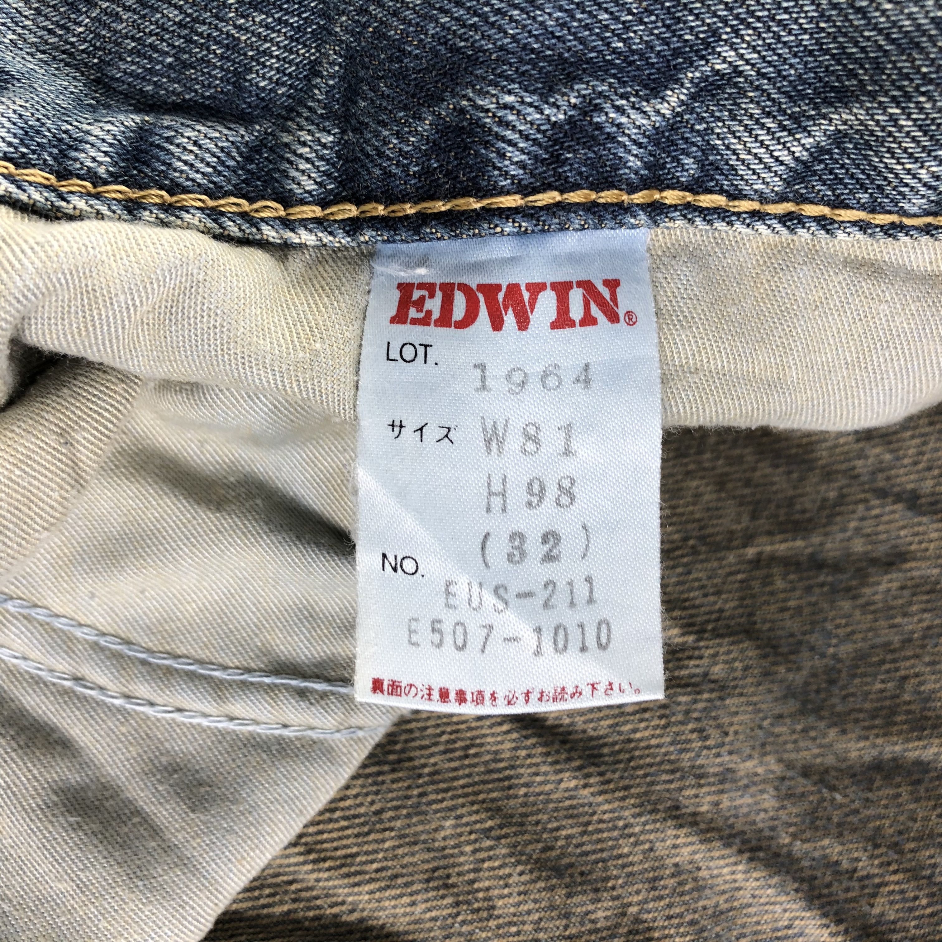 Edwin Vintage Edwin 604 Jeans Faded Blue Jeans KJ1870 Size US 32 / EU 48 - 9 Thumbnail