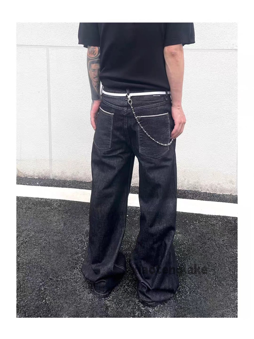 Unisex outdoor utility loose baggy skate carpenter jeans