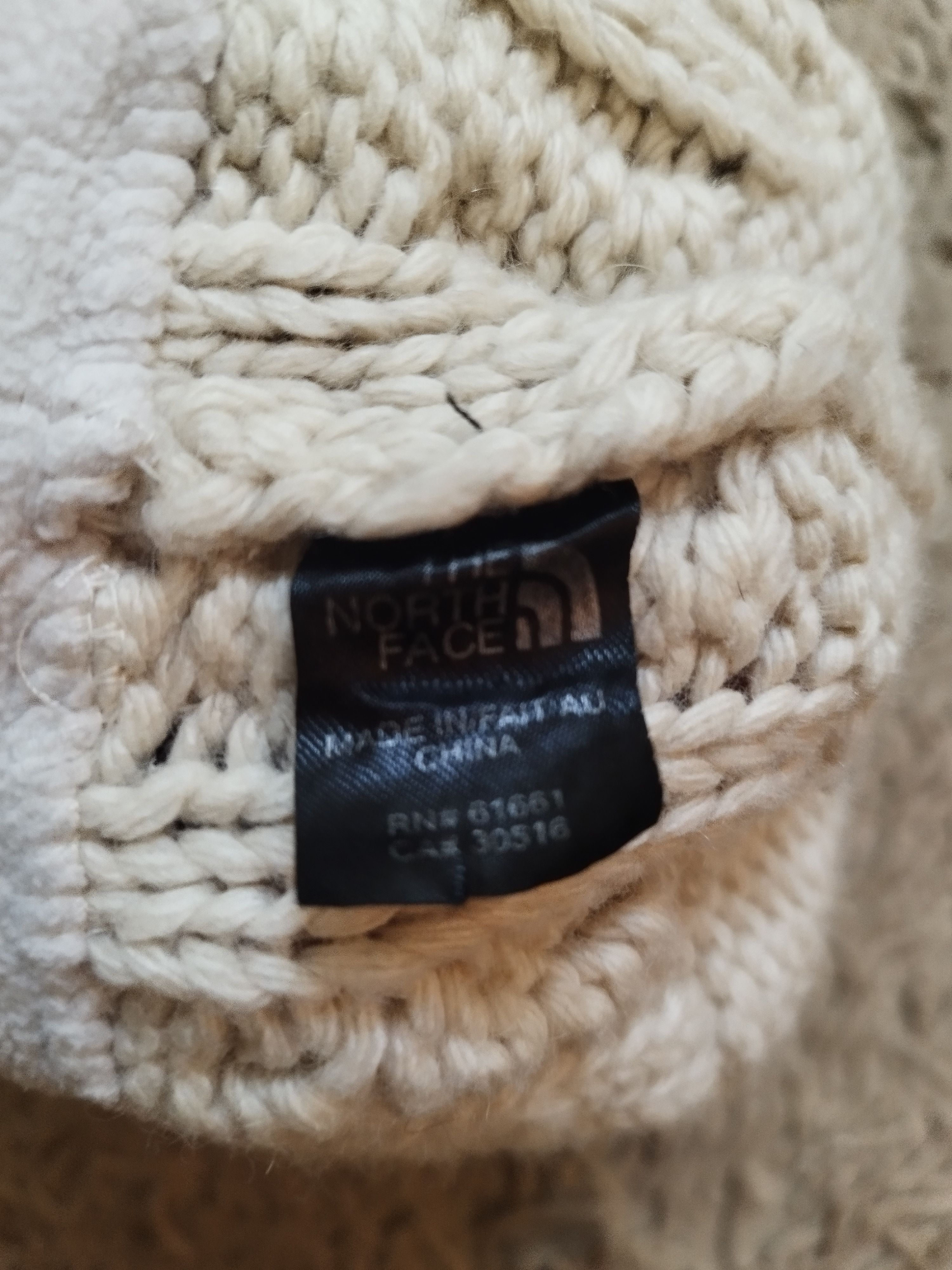 The North Face The North Face White Beanie Size ONE SIZE - 5 Thumbnail
