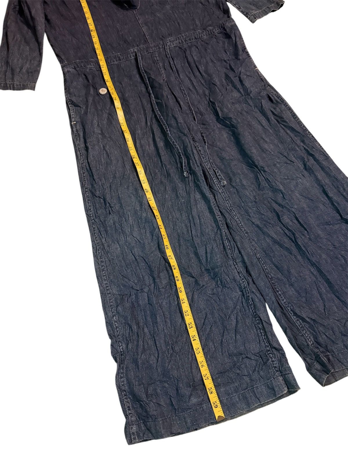 Kapital Kapital Jumpsuit Denim Blue Vintage Size 23" - 4 Thumbnail