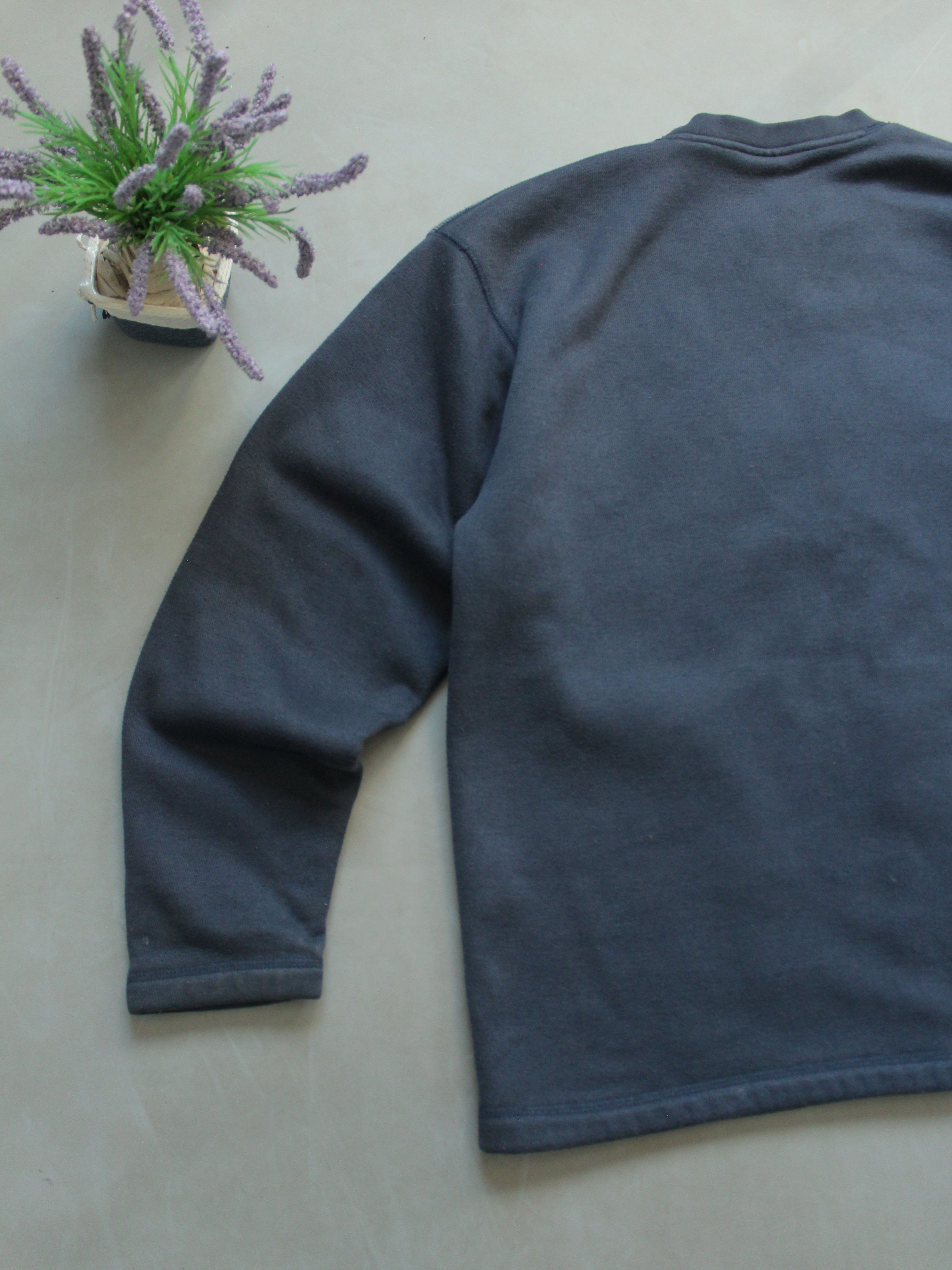 Quicksilver Quiksilver Navy Fly Away Sweatshirt big logo embroidery mens Size US XL / EU 56 / 4 - 7 Thumbnail