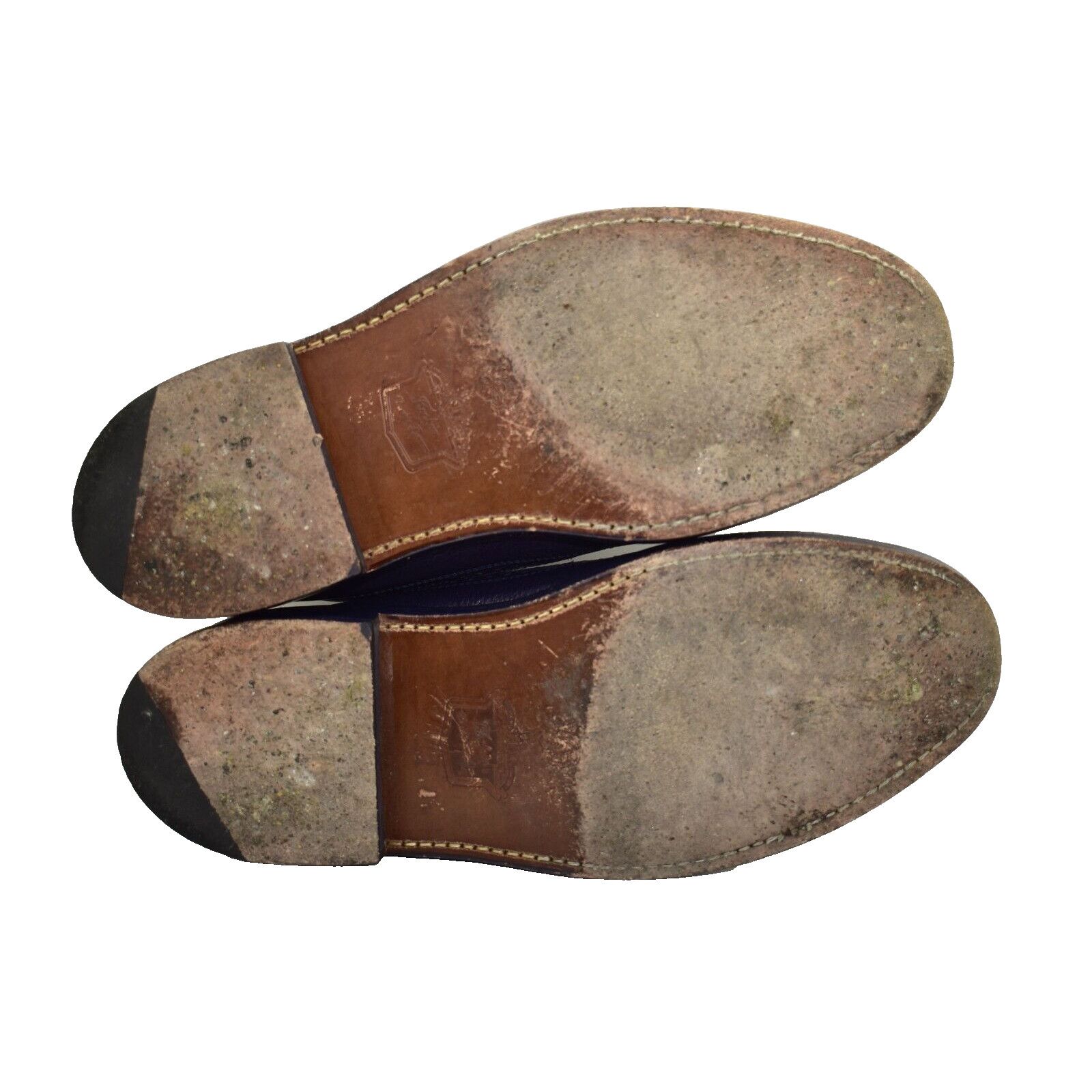 Florsheim FLORSHEIM DUCKIE BROWN Purple Leather Wingtip Shoes Size 8 D Size US 8 / EU 41 - 7 Thumbnail
