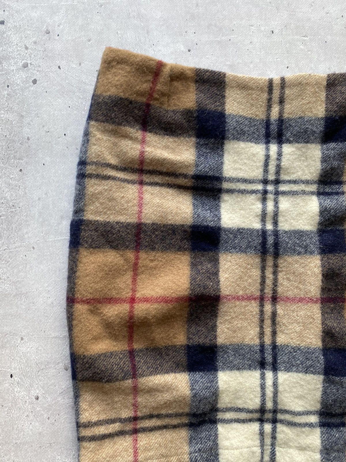 Barbour Vintage Barbour Wool Nova Check Multicolour skirt Y2K Rare Size 32" / US 10 / IT 46 - 3 Thumbnail