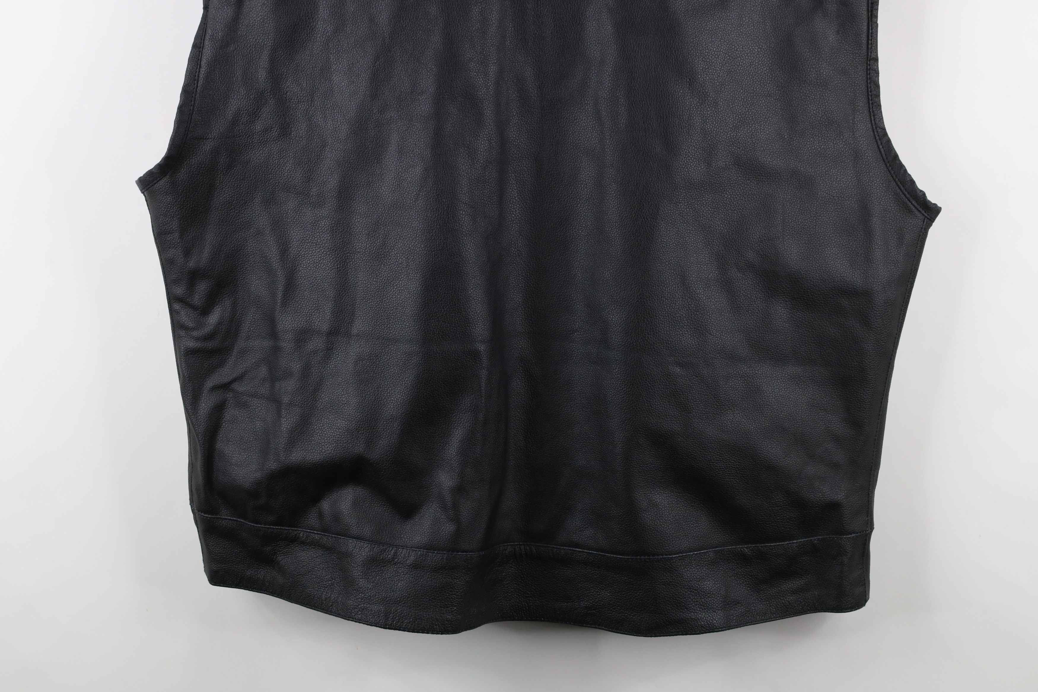 Vintage Vintage 90s Streetwear Sleeveless Motorcycle Vest Jacket Size US XXL / EU 58 / 5 - 15 Thumbnail