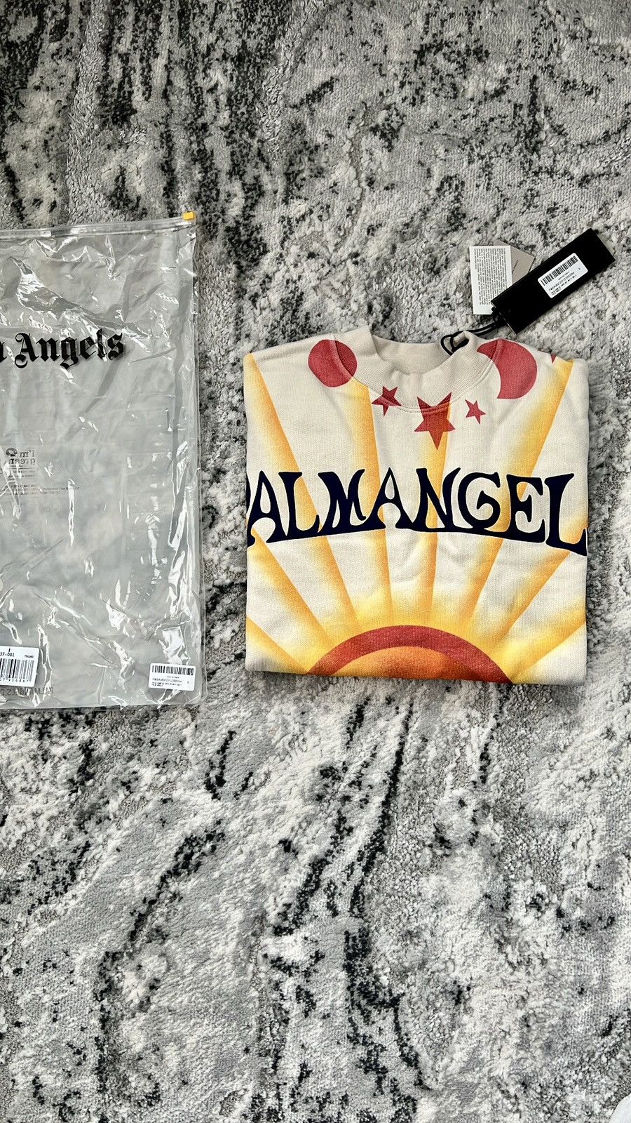 Palm Angels PALM SUNRISE CREWNECK Size US S / EU 44-46 / 1 - 1 Thumbnail