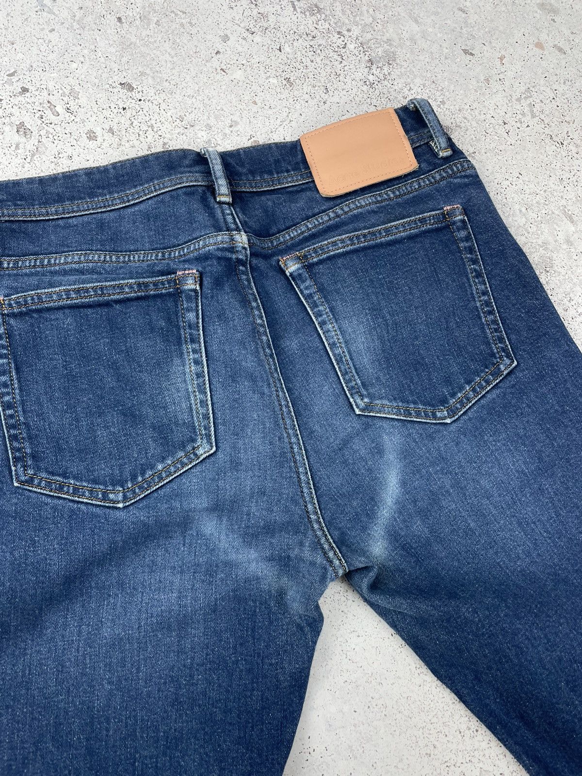 Acne Studios Acne Studios Skinny Fit Jeans North-Dark Blue Size US 30 / EU 46 - 11 Thumbnail