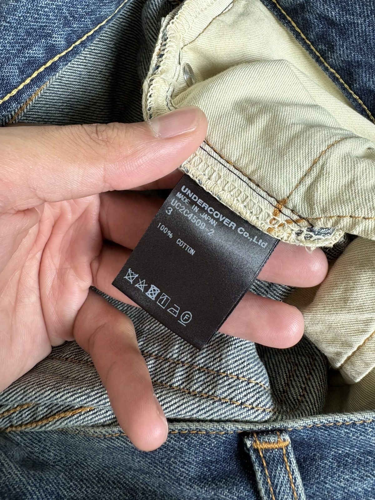 Undercover Undercover 2023 AW "Komische" Hand Denim Pants Size US 32 / EU 48 - 11 Thumbnail