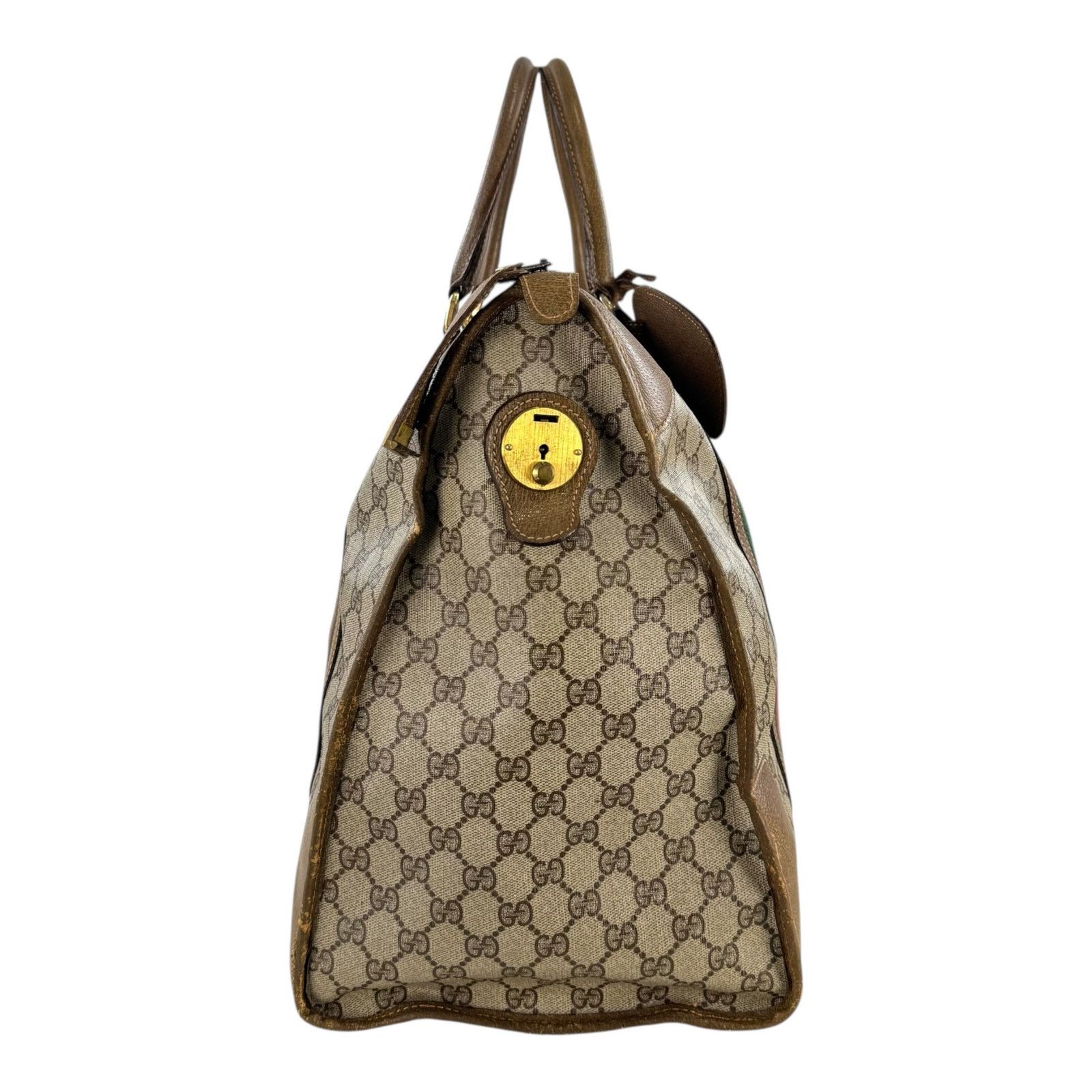 Gucci Gucci Vintage Monogram Sherry Line Travel Bag Size ONE SIZE - 3 Thumbnail