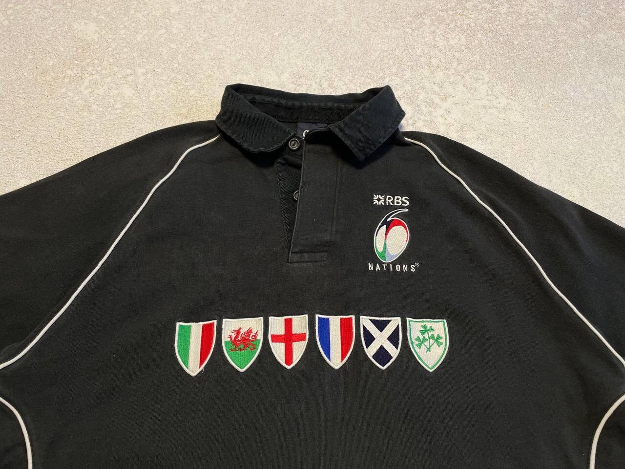 Cotton Traders × Vintage Vintage Cotton Traders Rugby Polo Big Embroidered Logo Y2K Size US L / EU 52-54 / 3 - 2 Thumbnail