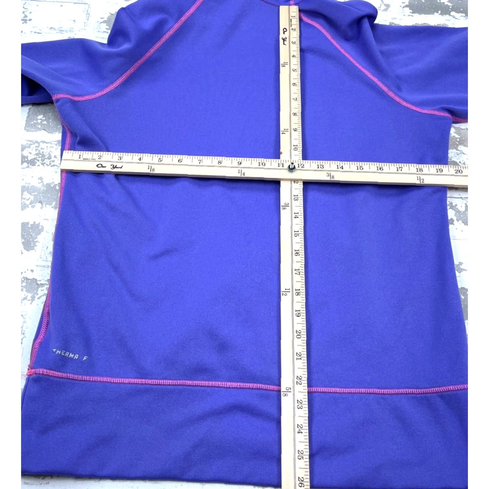 Nike Nike Hoodie Women Large Purple Pink Sweatshirt Therma Comfort Pullover All Seasons Fleece Raglan Sleeve Logo Hooded Casual Activewear Size L / US 10 / IT 46 - 7 Thumbnail