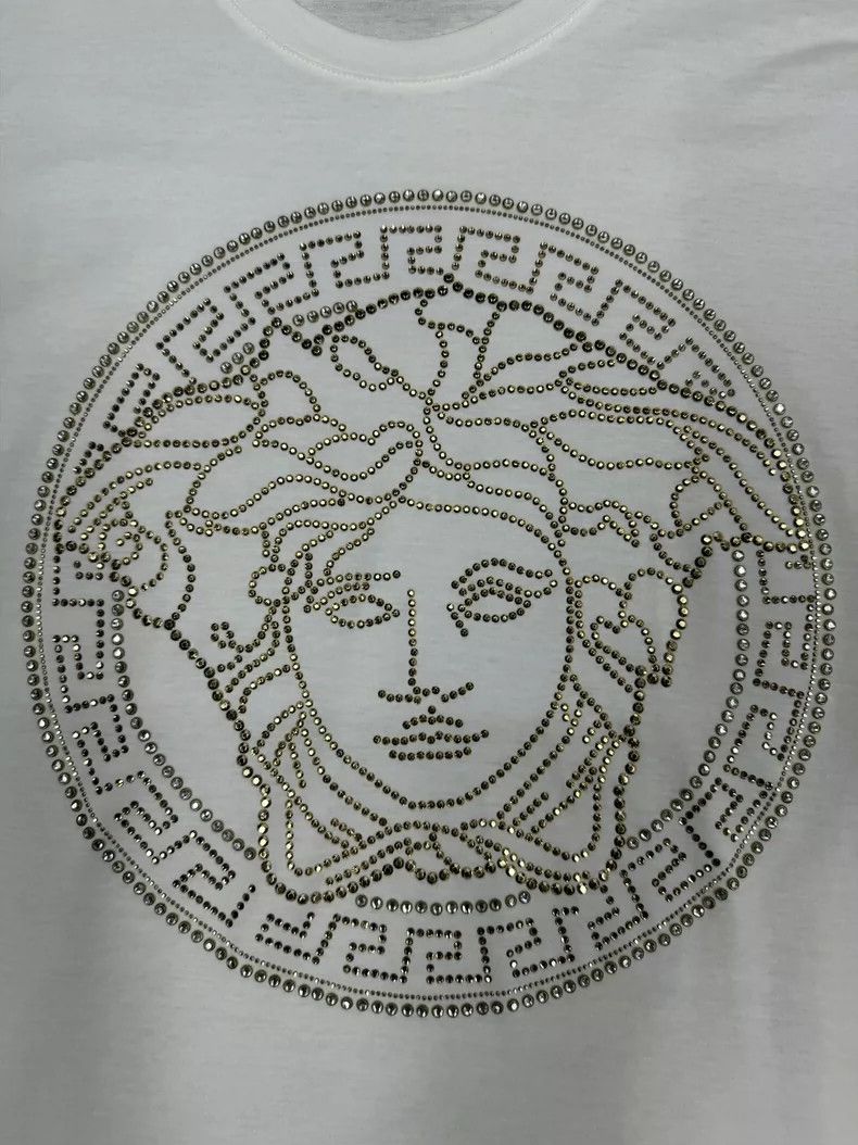 Versace Versace Full diamond Medusa T-shirt Size US M / EU 48-50 / 2 - 4 Thumbnail