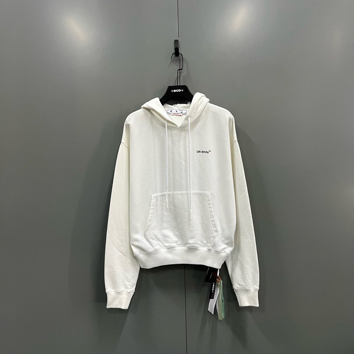 Off-White Off-White Printed White Hoodie S Women Size S / US 4 / IT 40 - 1 Thumbnail