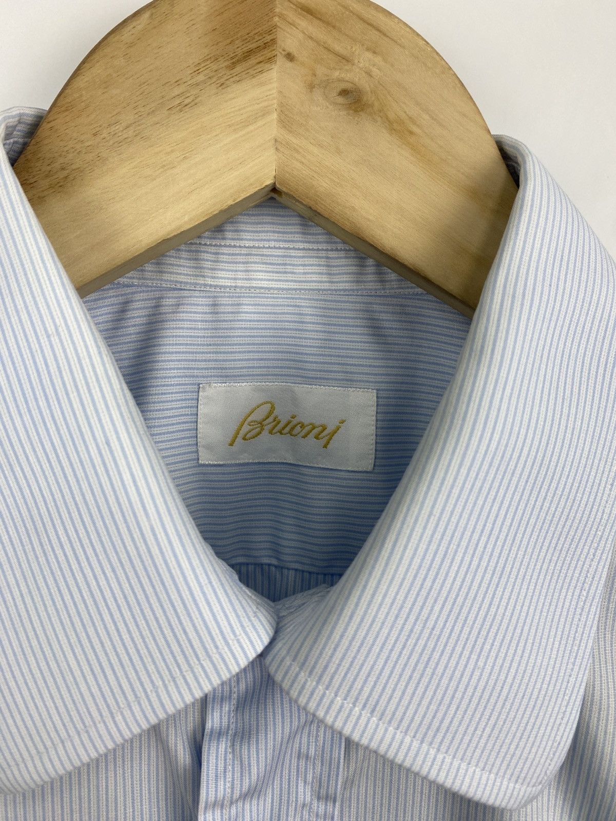 Brioni 🇮🇹 Vintage 90s Brioni made in Italy Shirt long Sleeve Size US M / EU 48-50 / 2 - 4 Thumbnail
