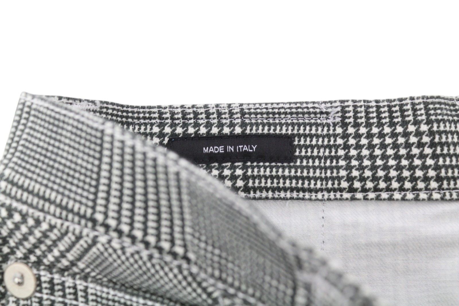 R13 JANE 27 Printed Glen Plaid Straight Flared Stretch 85826 Size 27" / US 4 / IT 40 - 7 Thumbnail