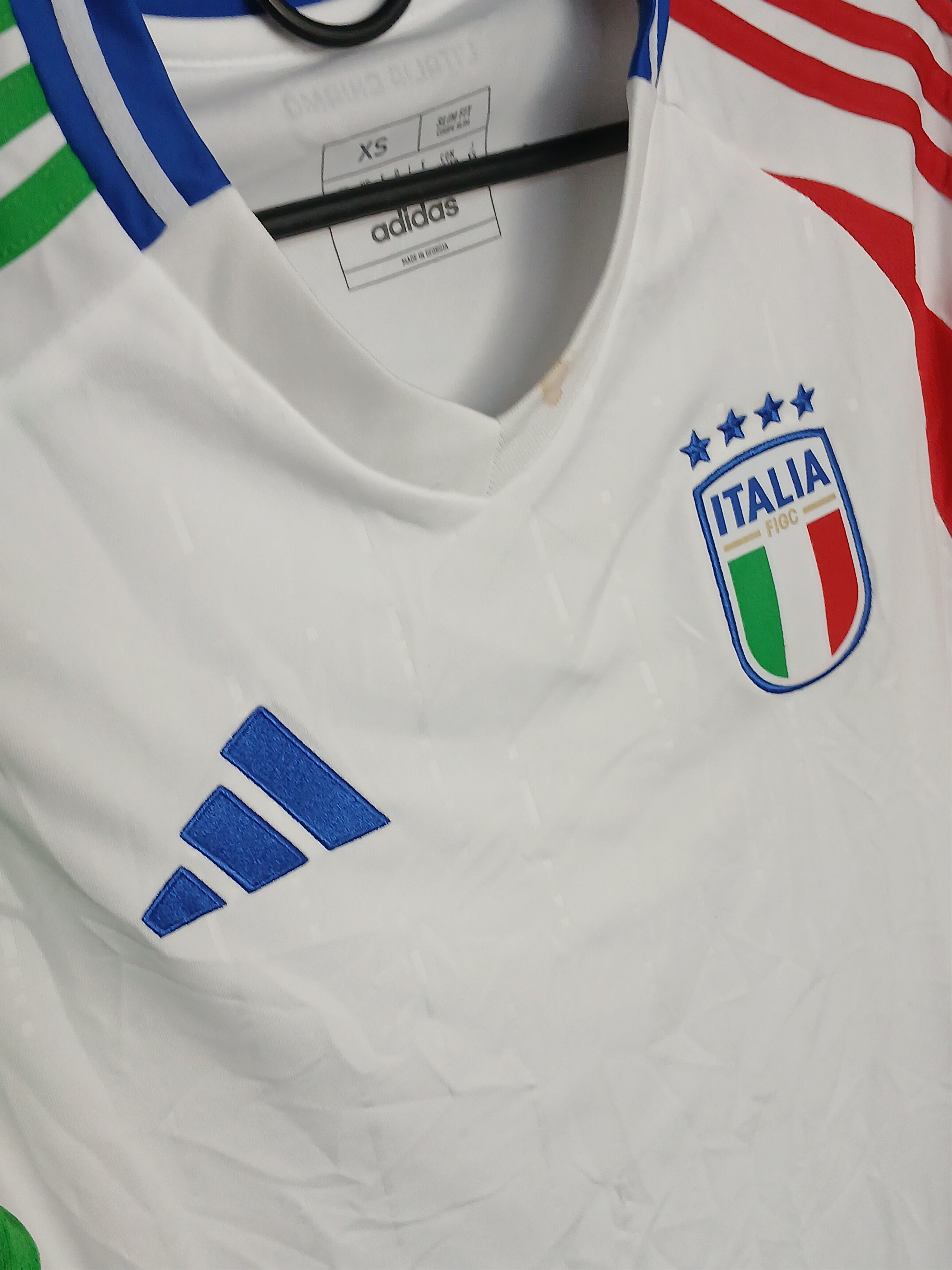 Adidas New Italy 2024 Away Football Jersey T-Shirt Size US XS / EU 42 / 0 - 3 Thumbnail