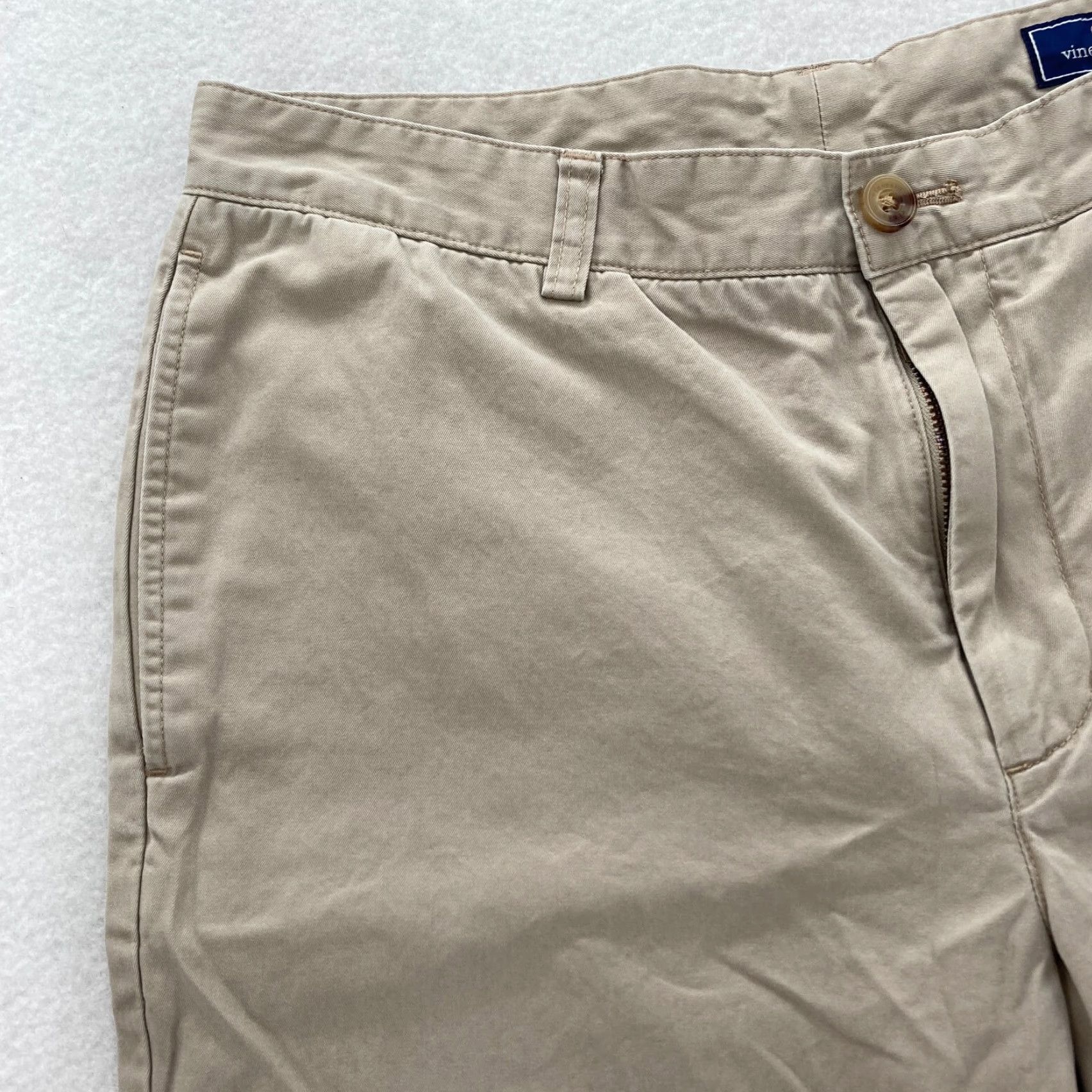 Vineyard Vines Vineyard Vines Chino Pants Mens 34x30 Khaki Beige Straight Leg Preppy Travel Pants Size US 34 / EU 50 - 3 Thumbnail