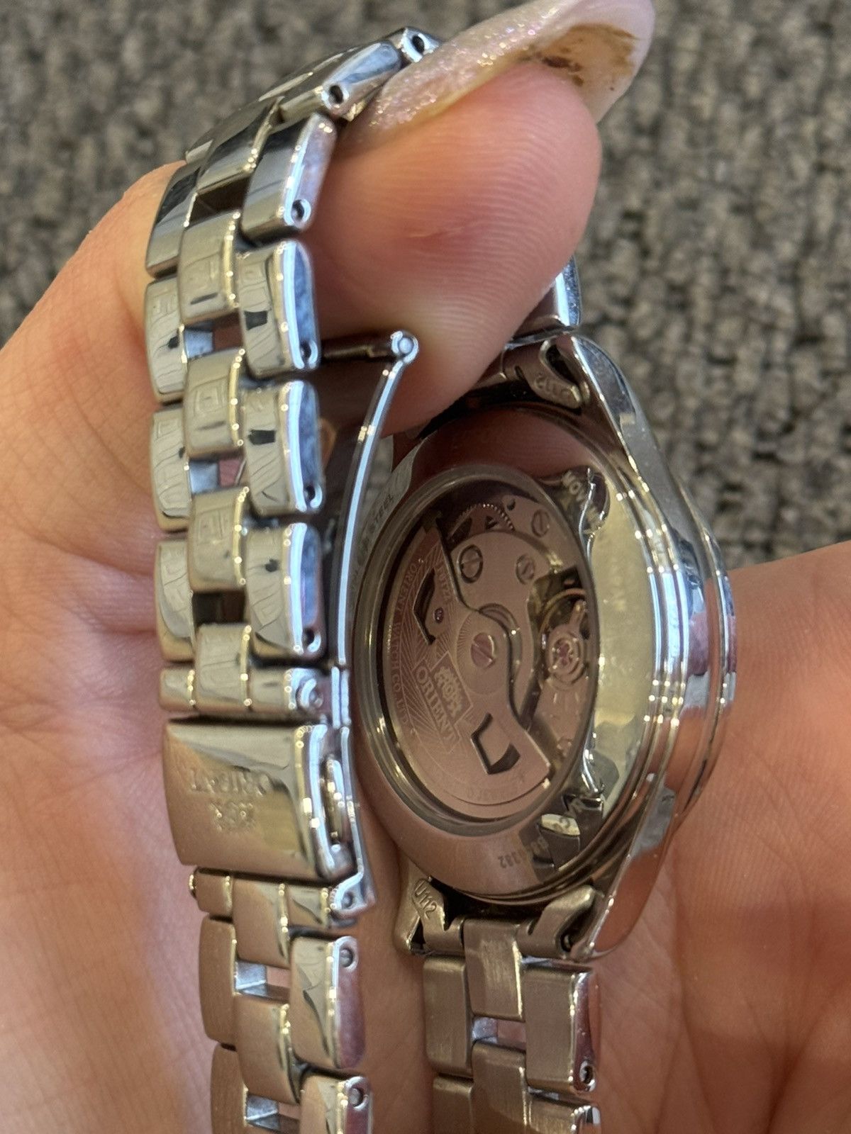 Orient Orient Black/Silver Watch Stela Open Heart Size ONE SIZE - 4 Thumbnail