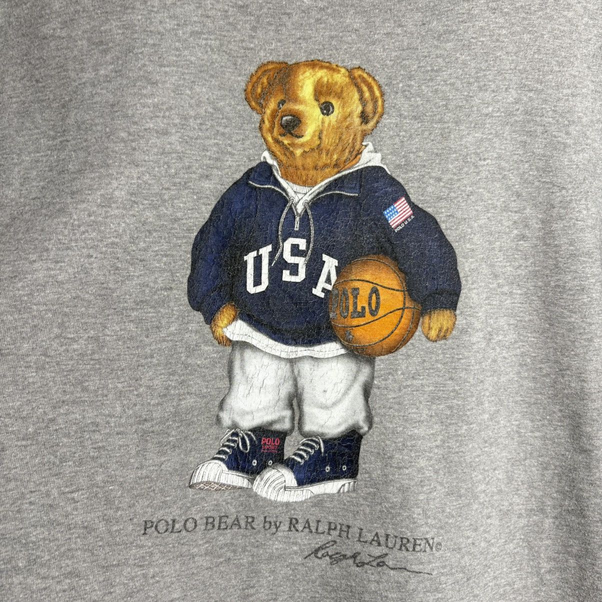 Polo Ralph Lauren Vintage 90s Polo Bear Ralph Lauren T-Shirt Size US M / EU 48-50 / 2 - 2 Thumbnail