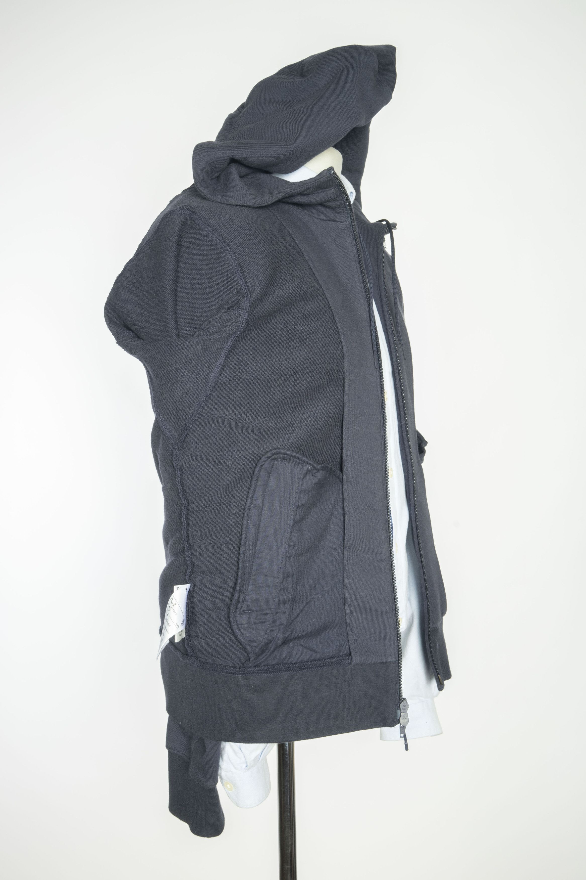 Yohji Yamamoto Y-3 Yohji Yamamoto Adidas Men's Navy Blue Zip Hoodie Size US M / EU 48-50 / 2 - 10 Thumbnail