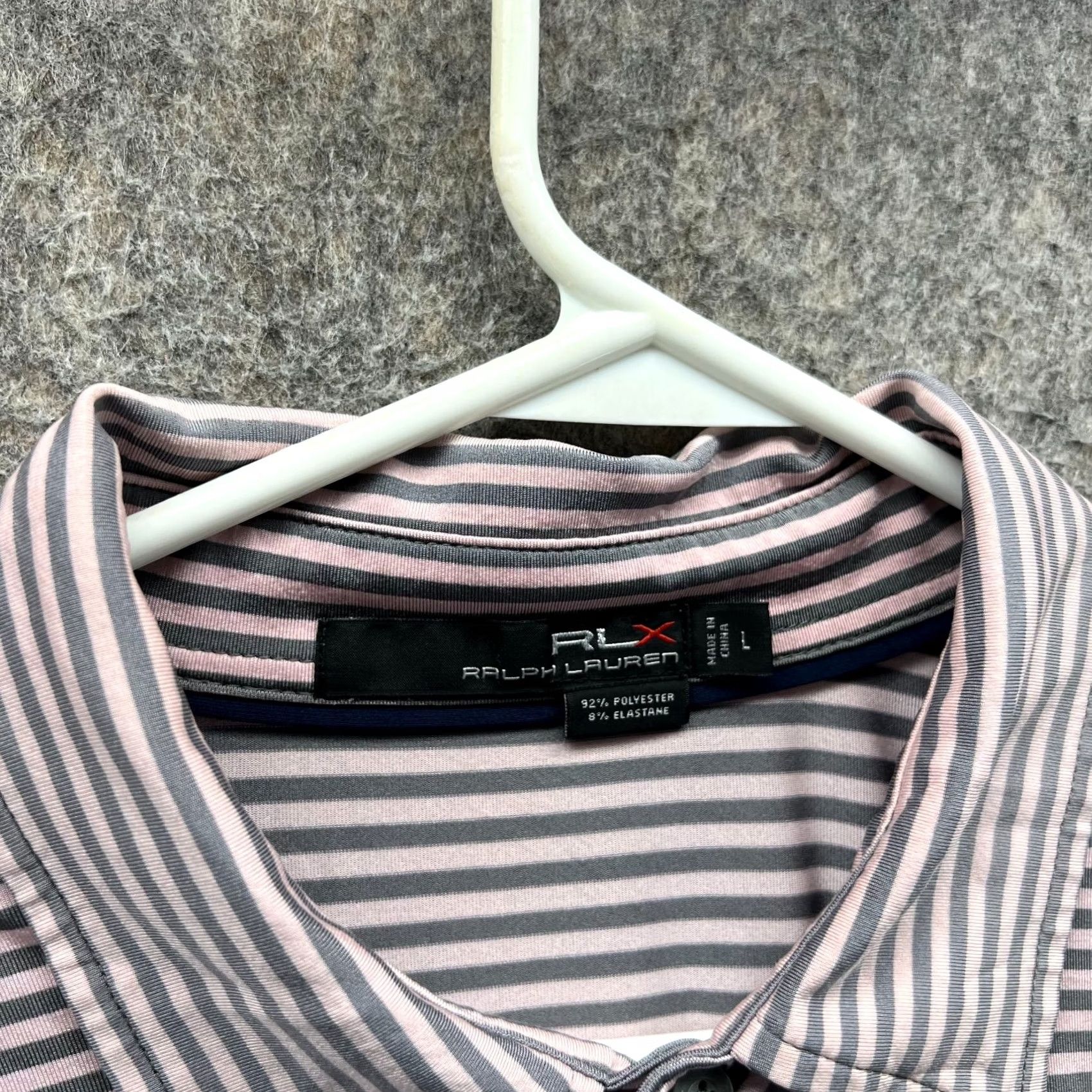 RLX Ralph Lauren VINTAGE RLX Ralph Lauren Polo Shirt Mens Large Tall Pink Golf The Greenwich Classic Big Size US L / EU 52-54 / 3 - 6 Thumbnail