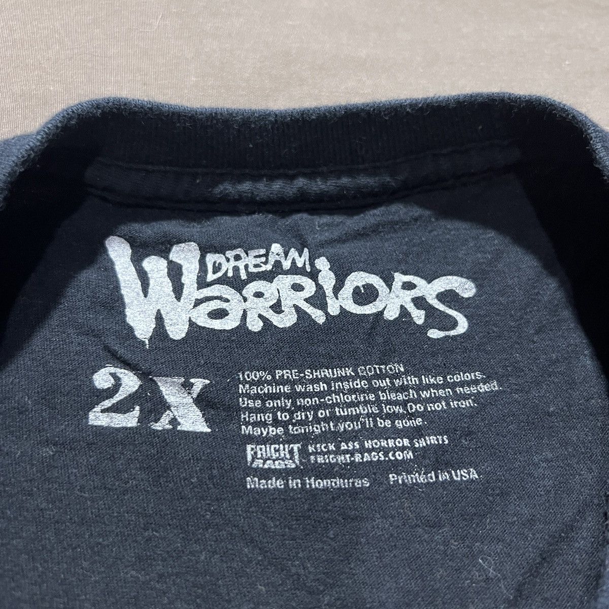 Expert Horror DREAM WARRIORS TEE MOVIE HORROR NIGHTMARE ON ELM STREET 2XL Size US XXL / EU 58 / 5 - 4 Thumbnail