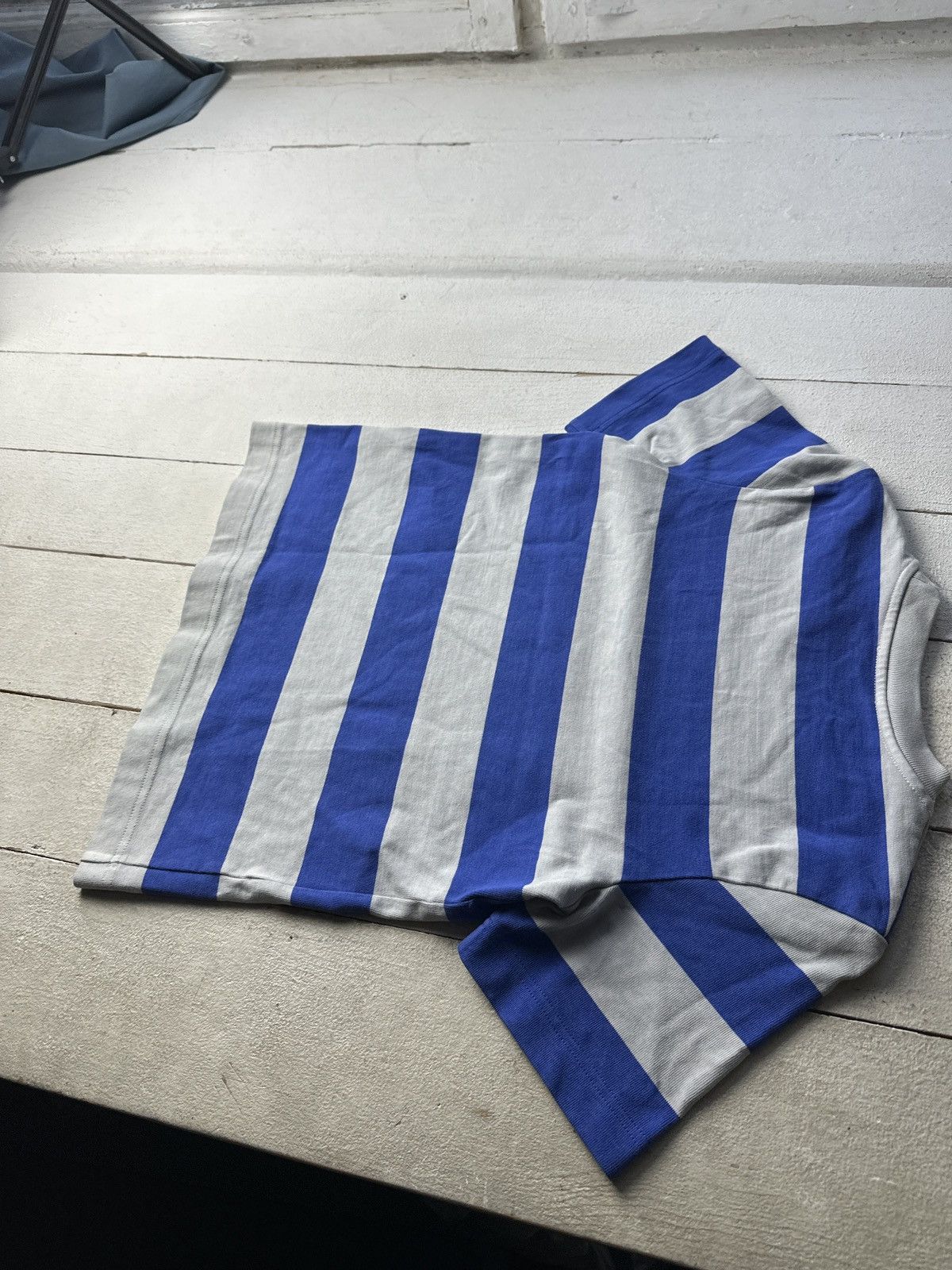 Cos 🚨 COS STRIPED LUXURY WOMEN T-SHIRT BLUE WHITE Size XS / US 0-2 / IT 36-38 - 8 Thumbnail