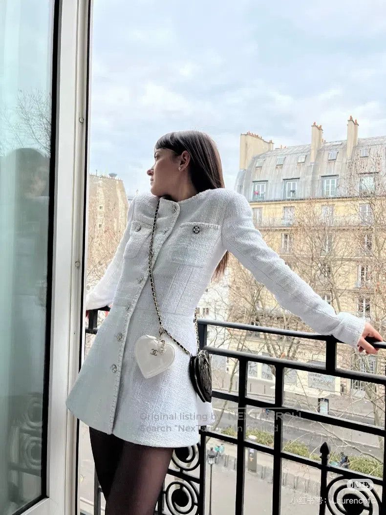 Chanel Chanel 23S white woven jacket Size XS / US 0-2 / IT 36-38 - 8 Thumbnail