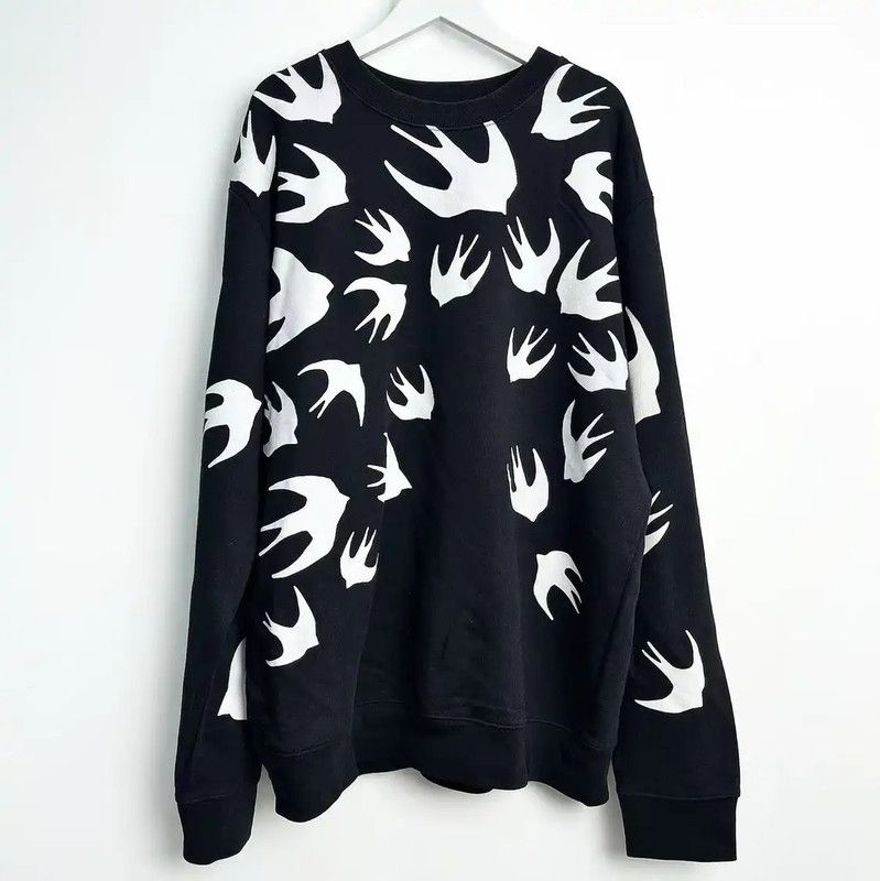 Alexander McQueen Alexander McQUEEN Multicolor Cotton Sweatshirt 0089 Size XXL / US 16-18 / IT 52-54 - 1 Thumbnail
