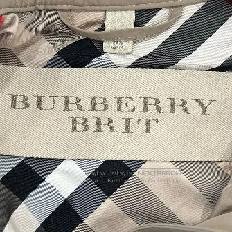 Burberry Burberry Khaki Cotton Mid-Length Trench Coat. Size S / US 4 / IT 40 - 5 Thumbnail