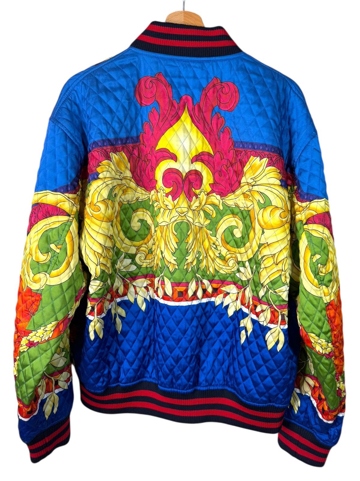 Versace Versace Baroque Puffer Bomber Jacket Multicolor - 48 Size US M / EU 48-50 / 2 - 4 Thumbnail