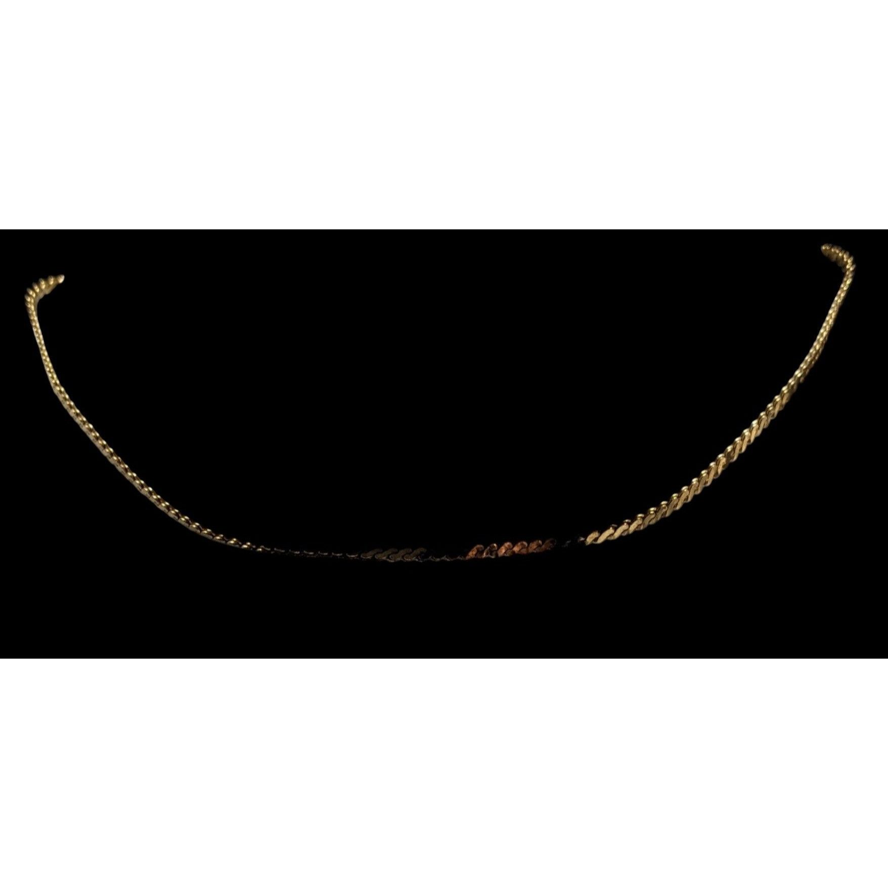 Other Elegant Classic Gold Tone Serpentine Chain Choker Necklace Size ONE SIZE - 4 Thumbnail