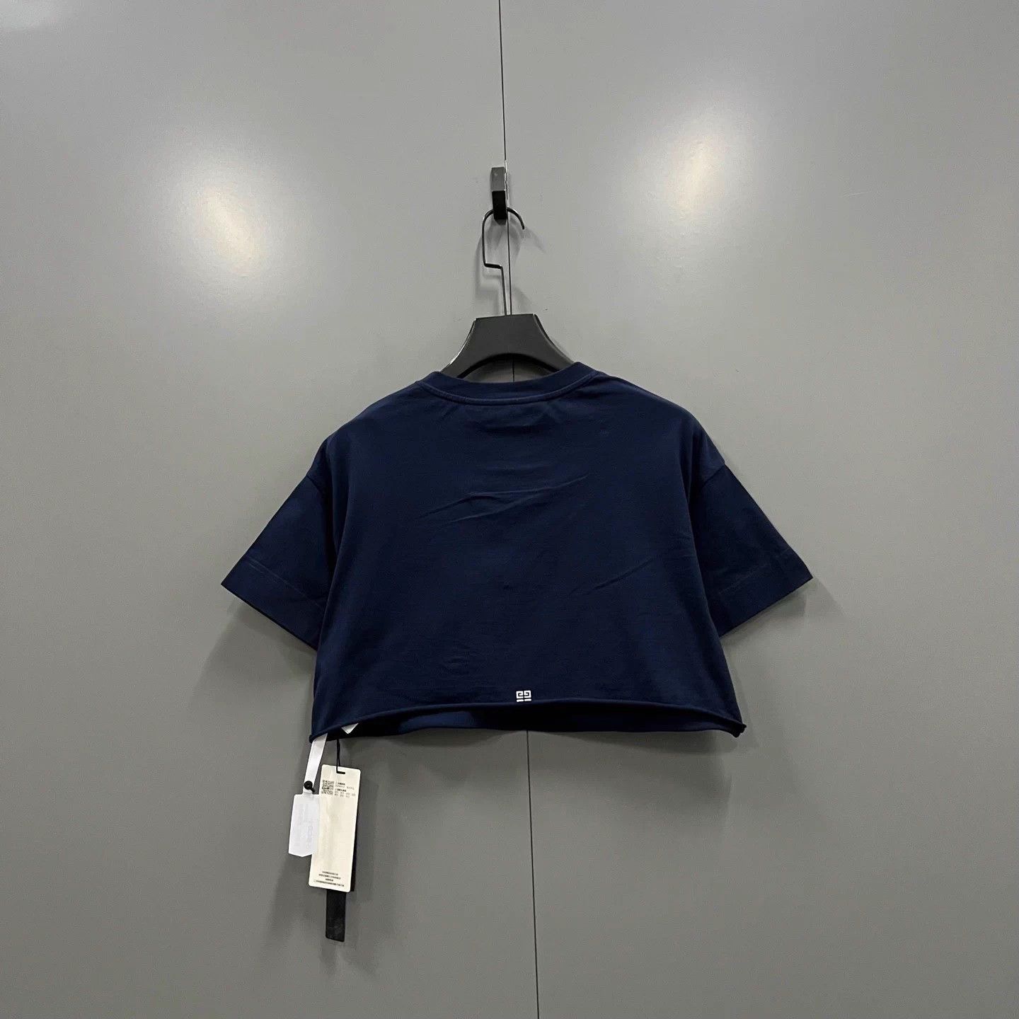Givenchy Givenchy Navy Logo Print Short Sleeve M Size M / US 6-8 / IT 42-44 - 3 Thumbnail