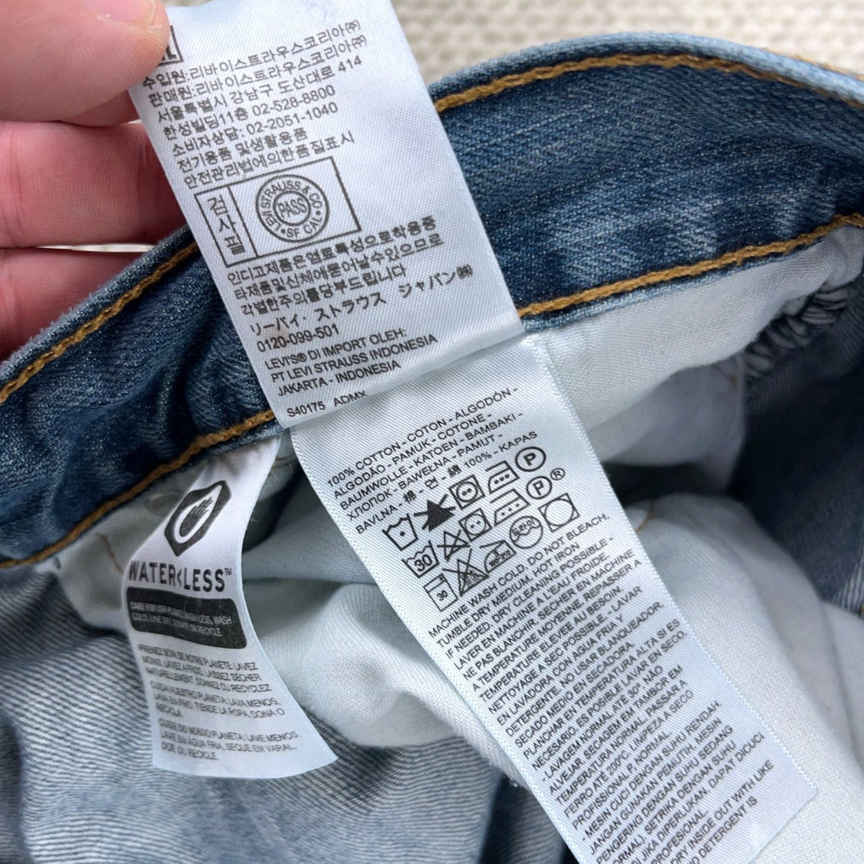 Levi's Levi's 559 Jeans Men 40x32 Straight Relaxed Baggy Medium Wash Distressed Denim Size US 40 / EU 56 - 7 Thumbnail