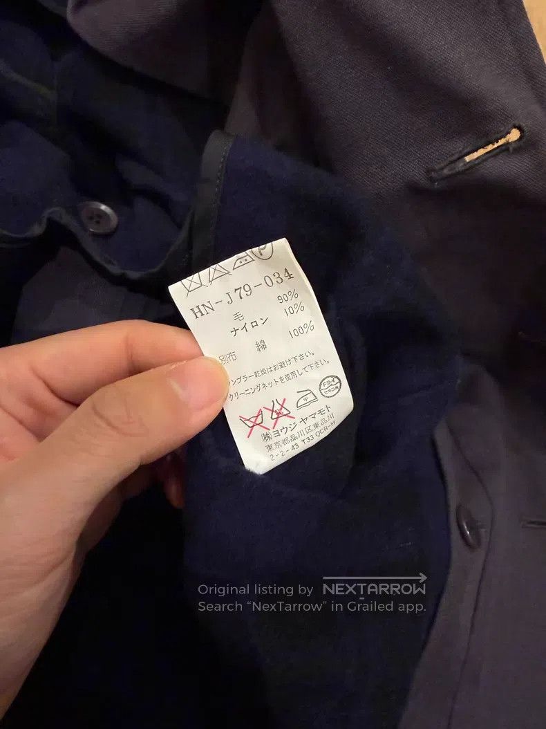 Yohji Yamamoto Yohji Yamamoto size 4 Grey double fake two piece hooded bla Size 38S - 7 Thumbnail