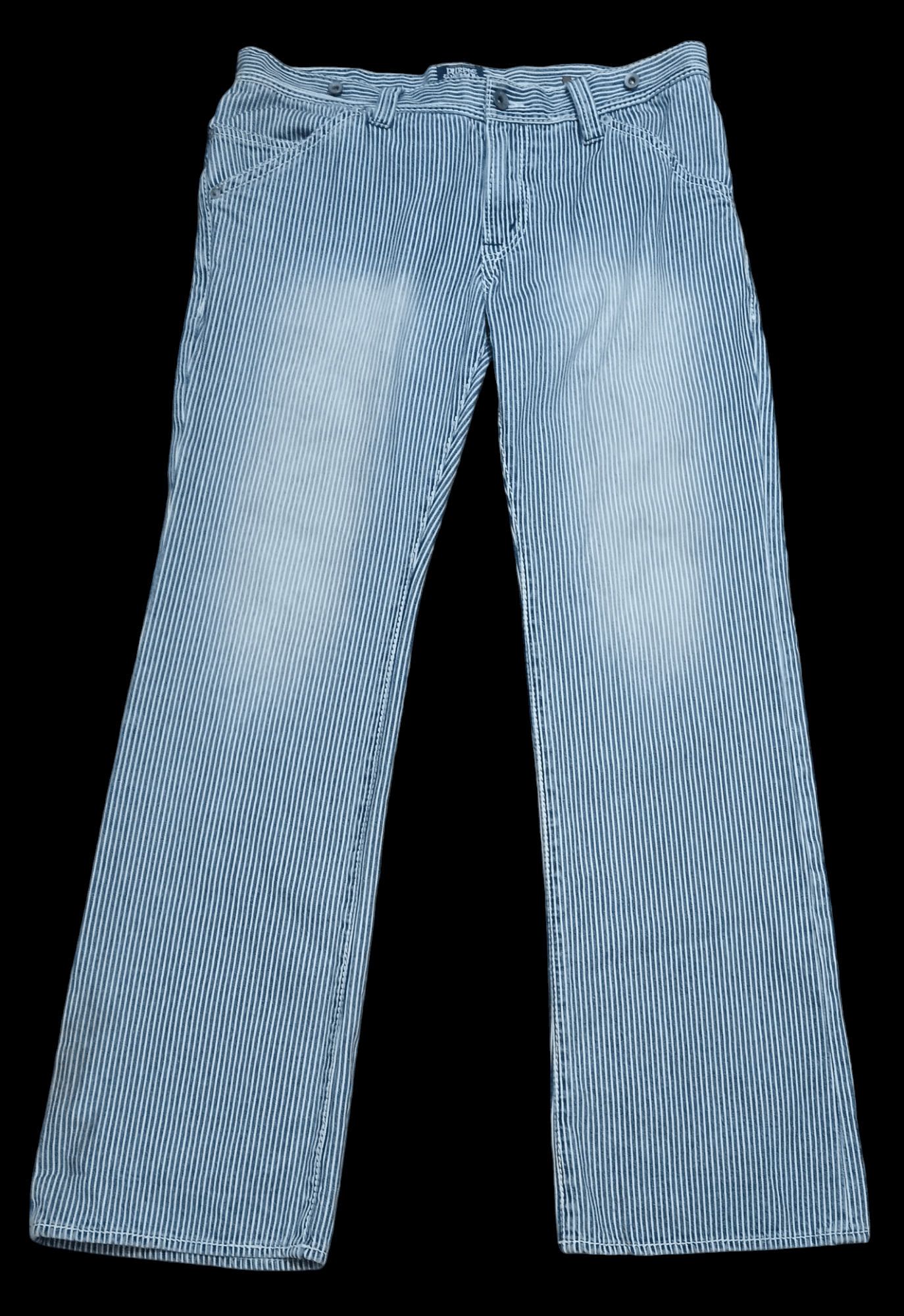 If Six Was Nine × Japanese Brand PURPLE & YELLOW SEASONED HICKORY JEANS Size US 36 / EU 52 - 1 Thumbnail