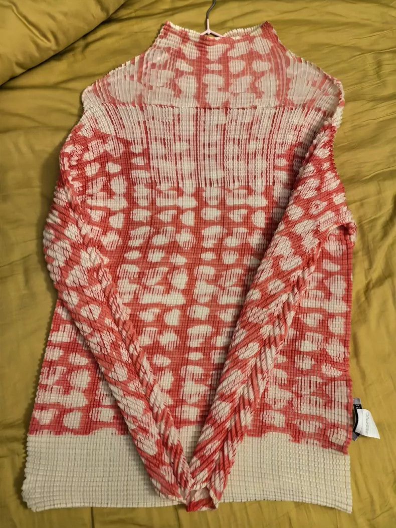 Issey Miyake issey miyake size:2 Orange patterned coat 2506-Nextarrow Size XXS / US 00 / IT 34 - 3 Thumbnail