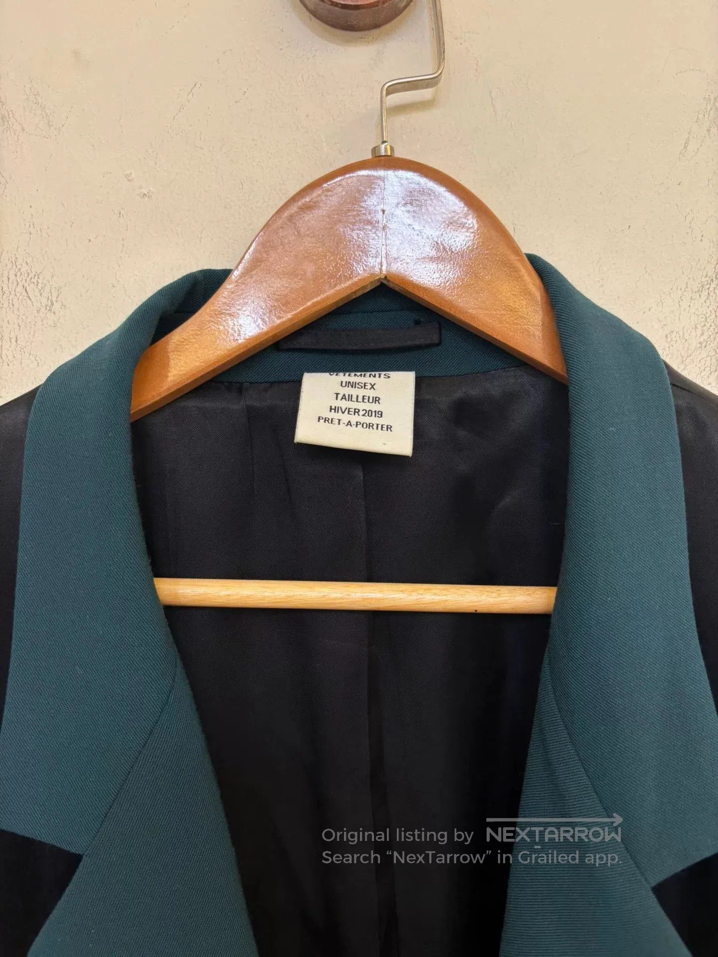 Vetements Vetements 19AW Contrast Blazer. Size US M / EU 48-50 / 2 - 2 Thumbnail