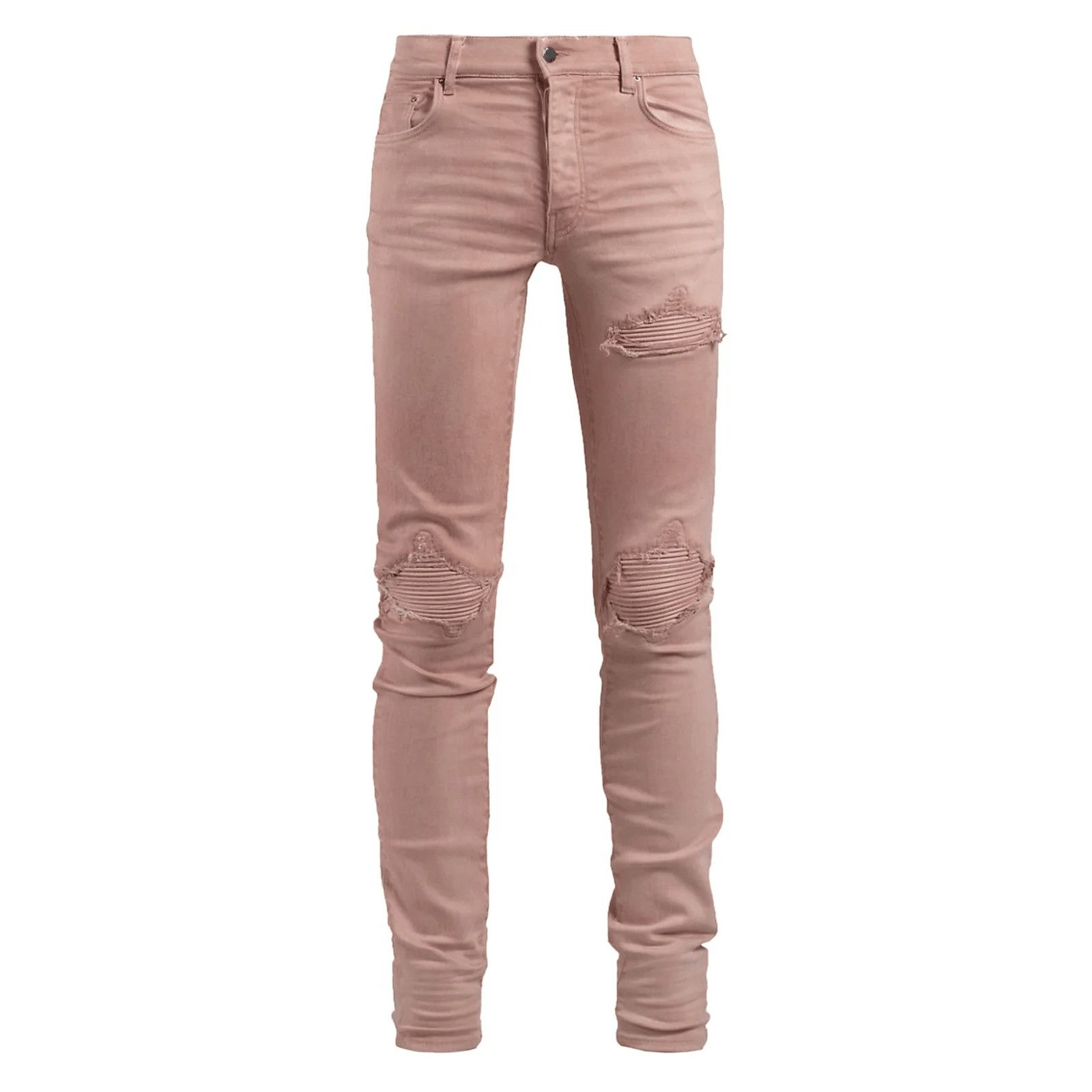image of Amiri Mx1 Sprayed Jeans Pink, Men's (Size 33)
