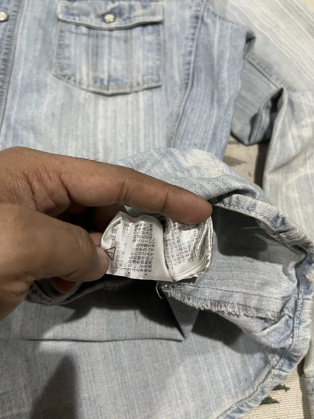 In The Attic 2000s IN THE ATTIC “ROCKERS HEAVEN” DENIM BUTTON UP Size US M / EU 48-50 / 2 - 9 Thumbnail