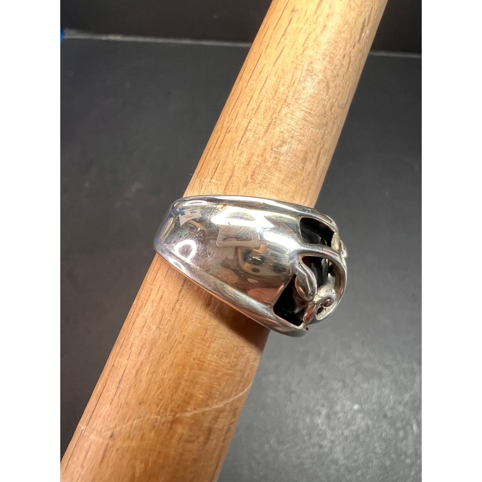 Other Vintage sterling silver black onyx ring size 5 Size ONE SIZE - 13 Thumbnail