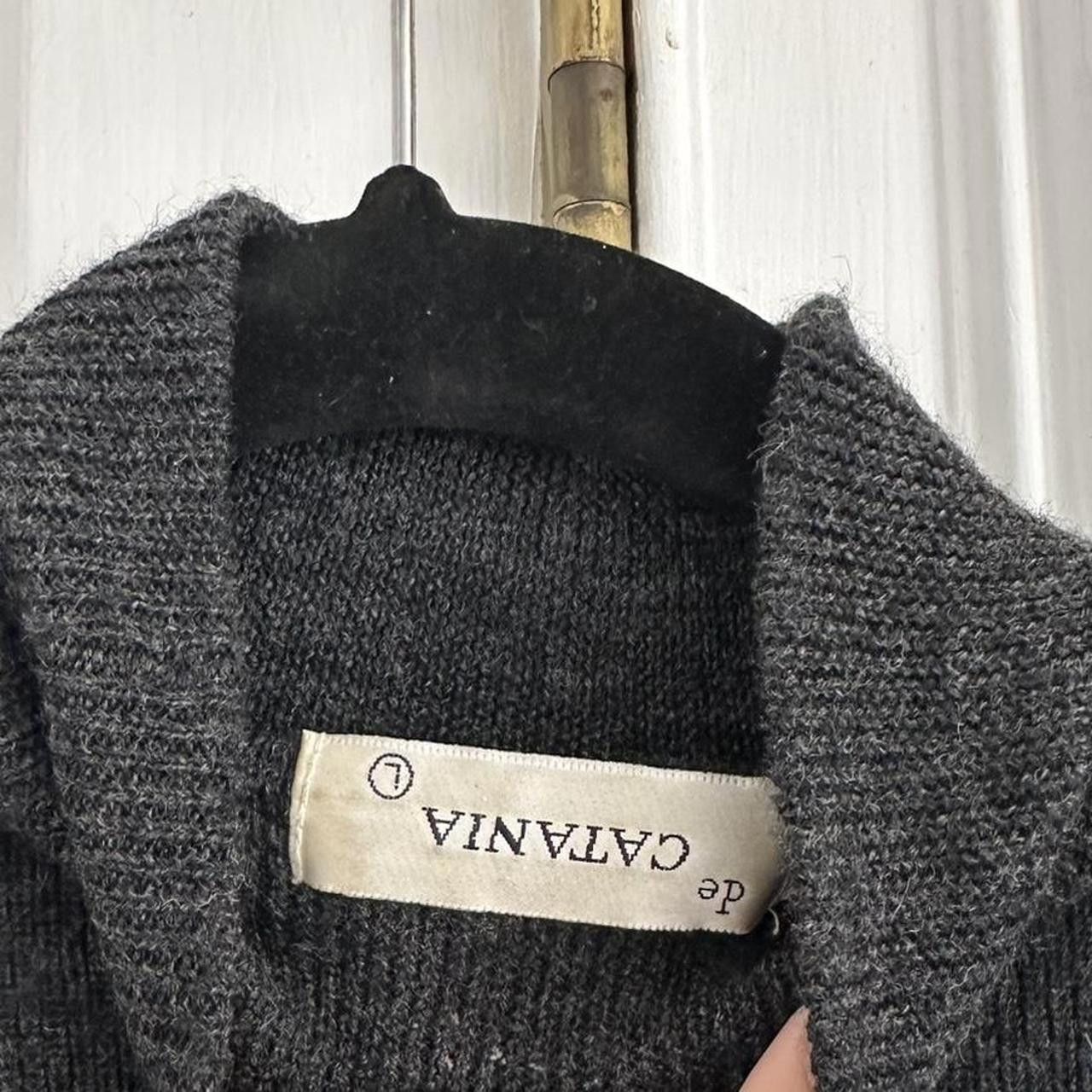 Designer Women's Black and Grey Jumper Size S / US 4 / IT 40 - 3 Thumbnail