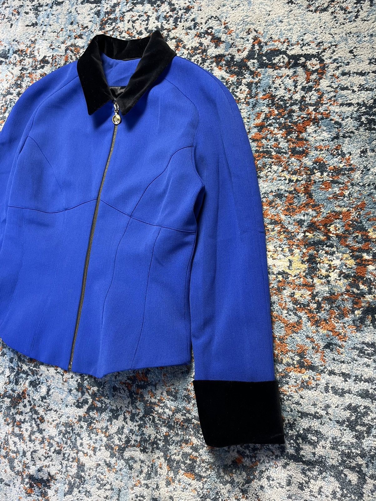 MCM × Vintage Vintage 80s MCM velvet elements blazer avant-garde design Size M / US 6-8 / IT 42-44 - 5 Thumbnail
