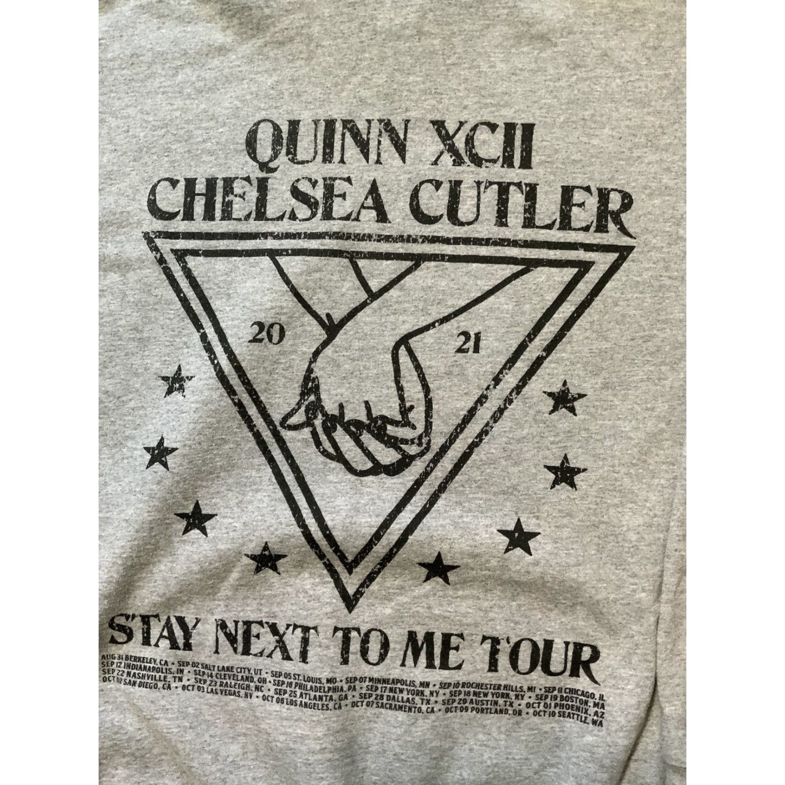 Vintage Chelsea Cutler Stay Next To Me Tour Quinn XCII Concert Official Merch Hoodie XL Size US XL / EU 56 / 4 - 7 Thumbnail