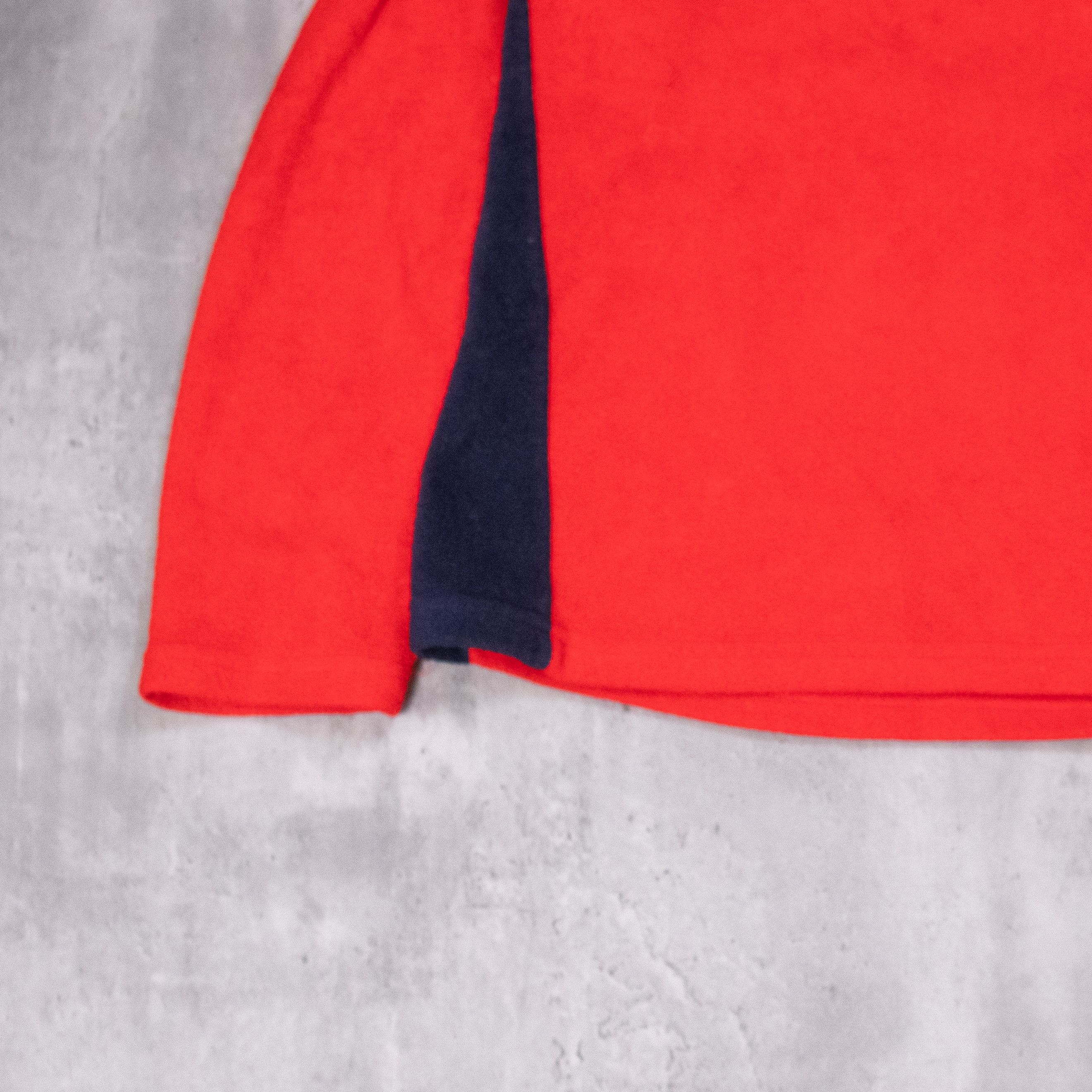 Vintage Vintage 1990s Weather Spirits Red Half Zip Fleece Jacket Size US M / EU 48-50 / 2 - 5 Thumbnail