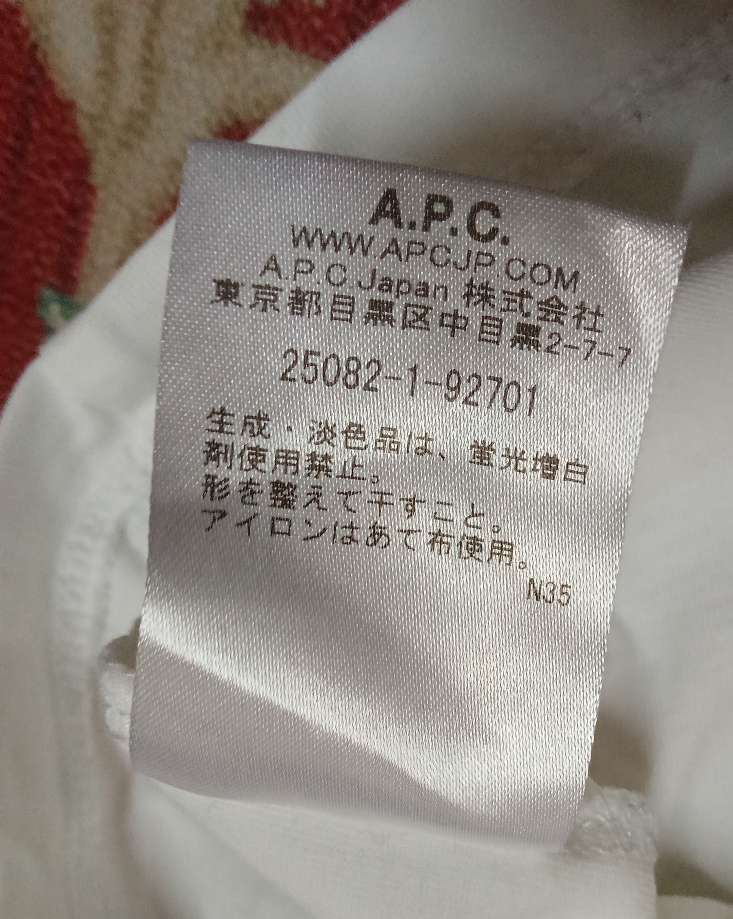 A.P.C. A.P.C. Rue Madame Paris Pocket Tee Size US S / EU 44-46 / 1 - 5 Thumbnail