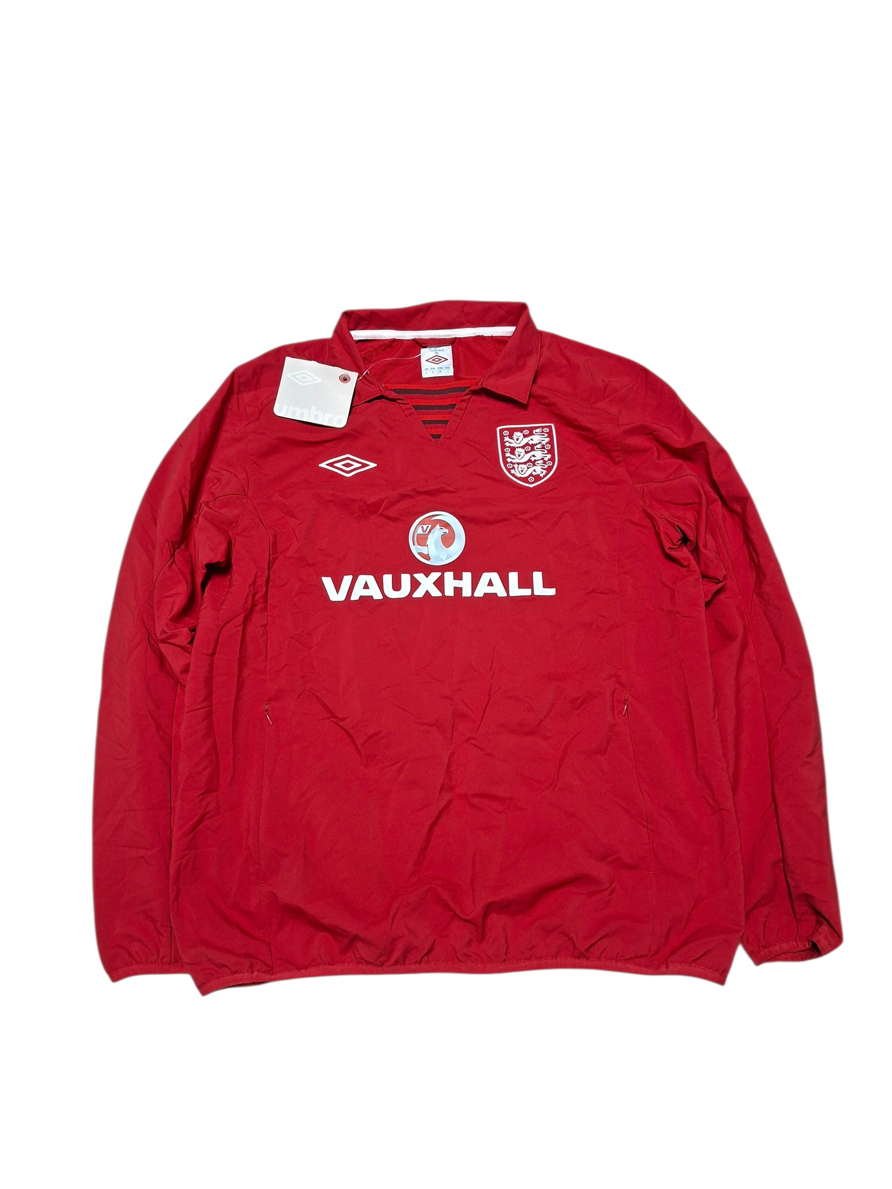 Umbro ENGLAND UMBRO VNTAGE NYLON SOCCER TRAINING SWEATSHIRT Size US L / EU 52-54 / 3 - 1 Thumbnail